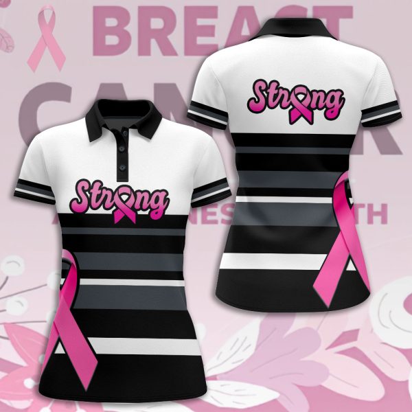 Breast Cancer Awareness Women Polo Shirt - VANDH 3667.1