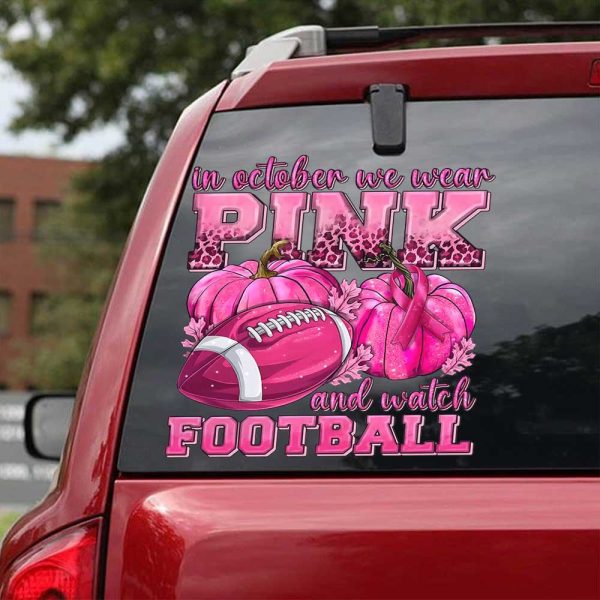 Breast Cancer Awareness 3D Decal – HOATT 6815