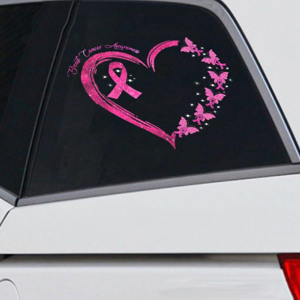 Breast Cancer Awareness 3D Decal – HOATT 6680