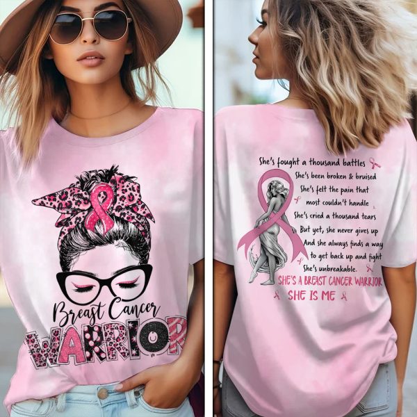 Breast Cancer Awareness 3D Apparel - HOATT 6638