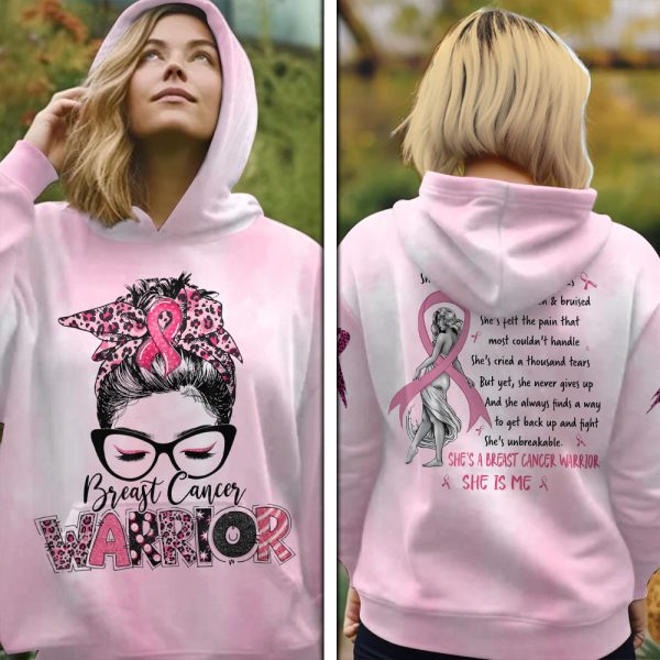 Breast Cancer Awareness 3D Apparel - HOATT 6638