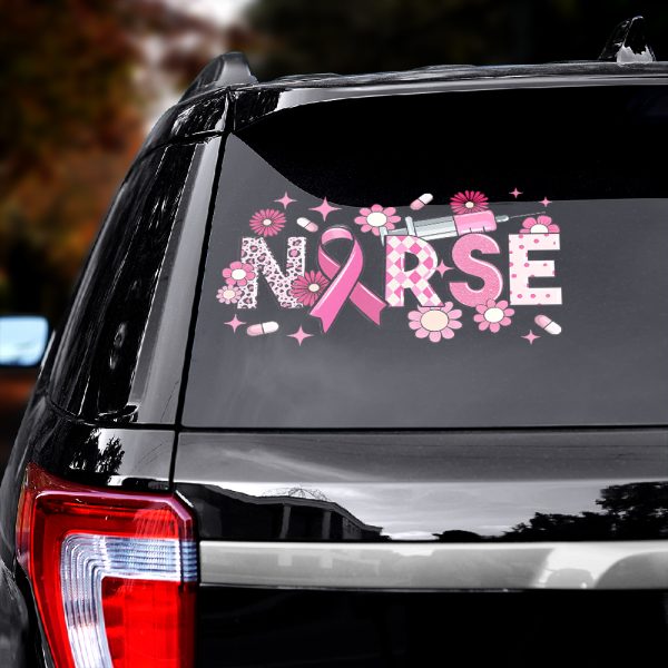 Breast Cancer Awareness 3D Decal – HOATT 6661