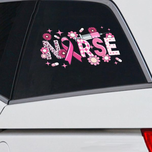 Breast Cancer Awareness 3D Decal – HOATT 6661