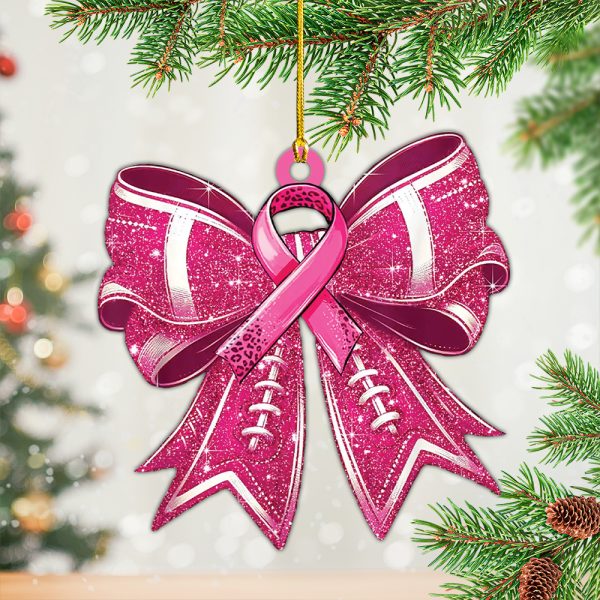 Breast Cancer Awareness Custom Shape 2-sided Acrylic Ornament – HOATT 6694