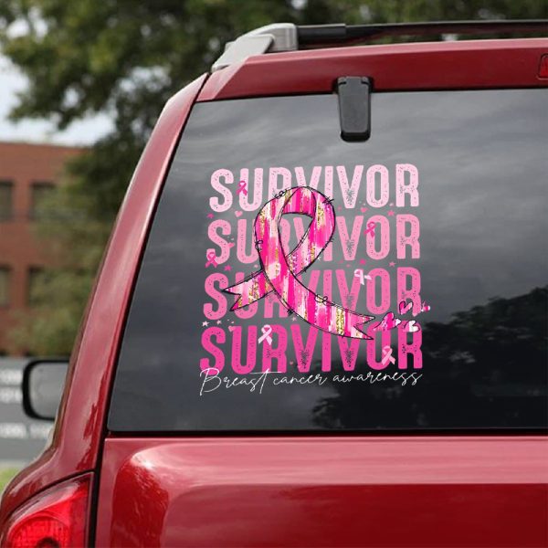 Breast Cancer Awareness 3D Decal – HOATT 6696