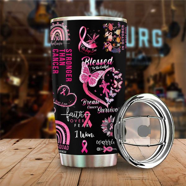 Personalized Breast Cancer Awareness Tumbler Cup - HOATT 6712