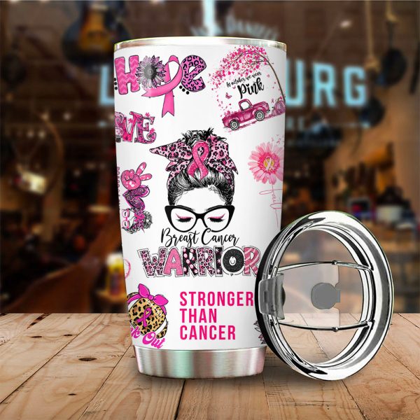 Personalized Breast Cancer Awareness Tumbler Cup - HOATT 6713