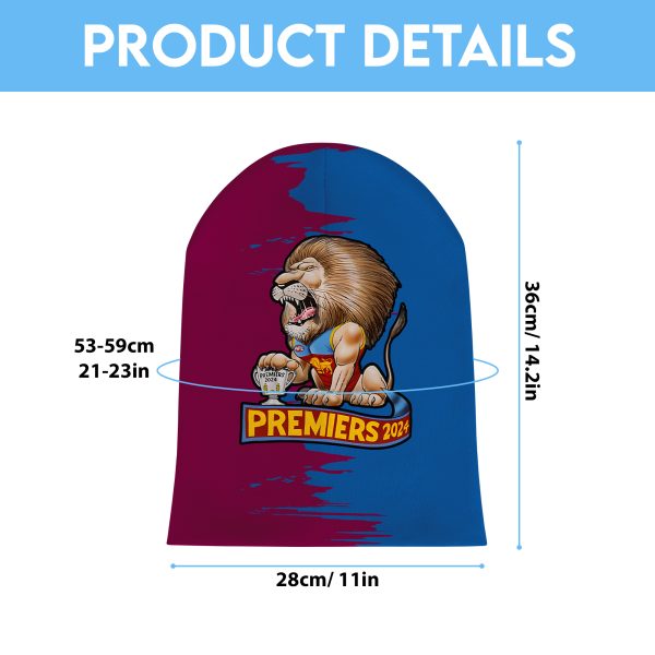 Brisbane Lions Beanie Hat - TANTN 8586