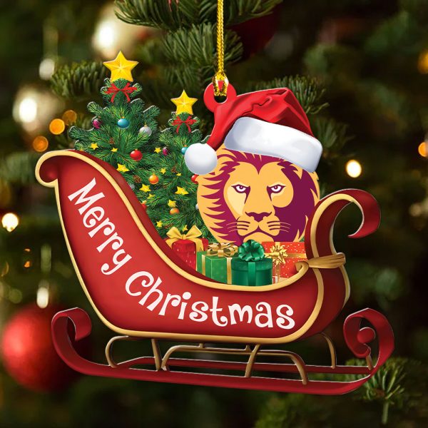 Brisbane Lions Custom Shape 1-sided Acrylic Ornament - MAITM 8337