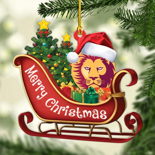 Brisbane Lions Custom Shape 1-sided Acrylic Ornament - MAITM 8337