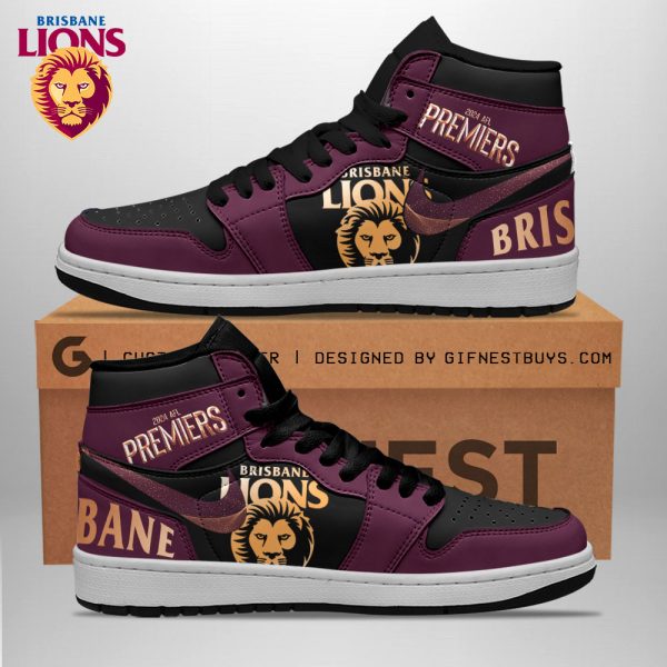 Brisbane Lions AJ 1 Sneaker - TANTN 8581