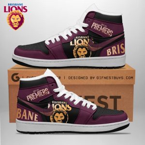 Brisbane Lions AJ 1 Sneaker - TANTN 8581