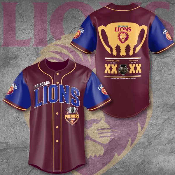 Brisbane Lions Baseball Jersey - VANDH 3554