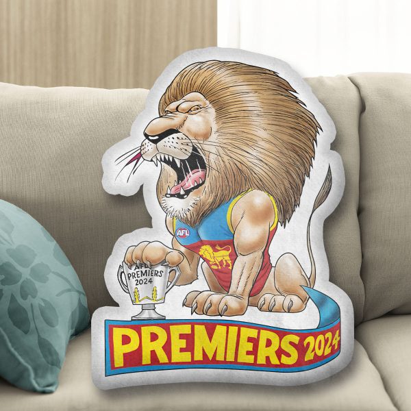 Brisbane Lions Custom Shape Pillow - GNE 1640