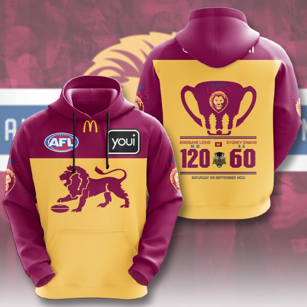 Brisbane Lions 3D Apparel - HOATT 6518