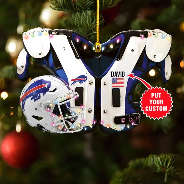 Personalized Buffalo Bills Custom Shape 1-sided Acrylic Ornament - MAITM 8536