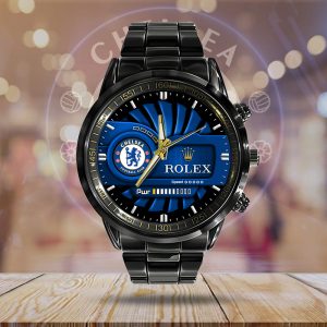 Chelsea x Rolex Black Stainless Steel Watch - MAITM 8461