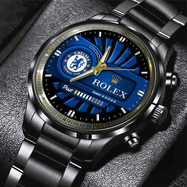 Chelsea x Rolex Black Stainless Steel Watch - MAITM 8461