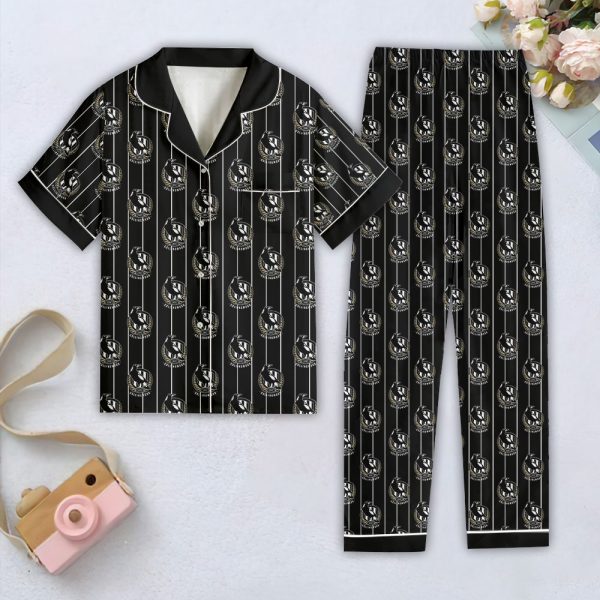 Collingwood FC Women Short Sleeve Pajamas Set - TANTN 8690