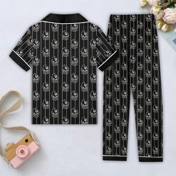 Collingwood FC Women Short Sleeve Pajamas Set - TANTN 8690