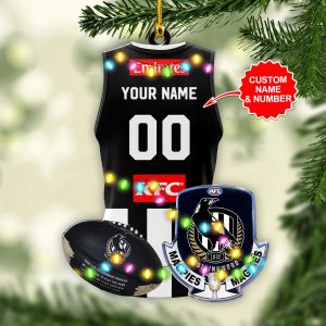 Personalized Collingwood FC Custom Shape 2-sided Acrylic Ornament – VANDH 3836