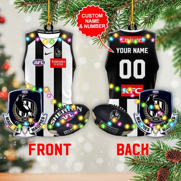 Personalized Collingwood FC Custom Shape 2-sided Acrylic Ornament – VANDH 3836