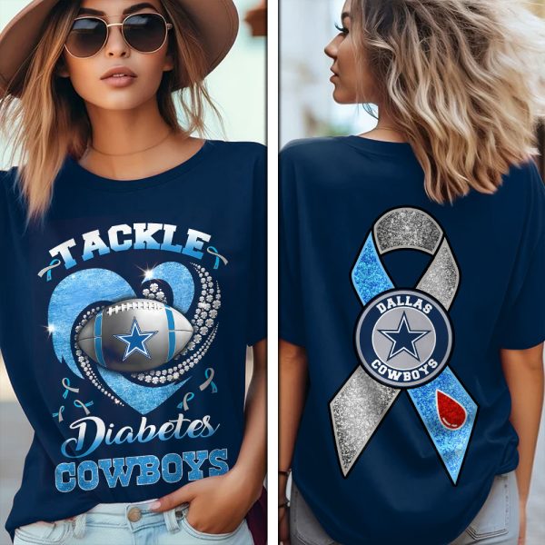 Dallas Cowboys x Diabetes Awareness 3D Apparel - MAITM 8387