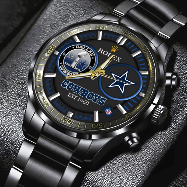 Dallas Cowboys x Rolex Black Stainless Steel Watch - MAITM 8388