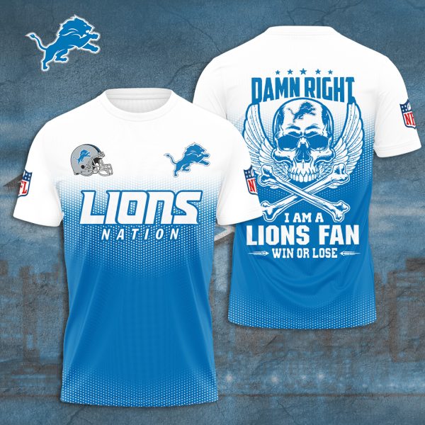 Detroit Lions 3D Apparel - TANTN 8704