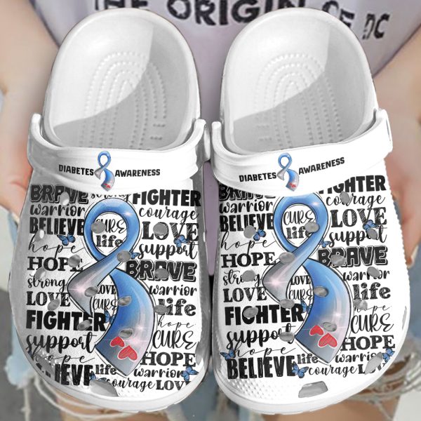 Diabetes Awareness Custom Crocs - HOATT 6675