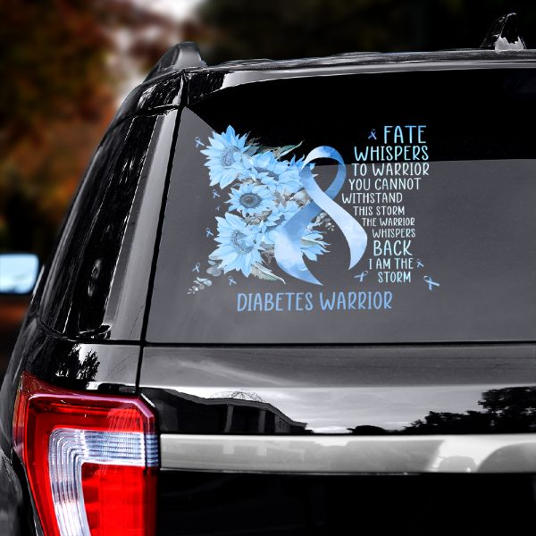 Diabetes Awareness 3D Decal – HOATT 6671