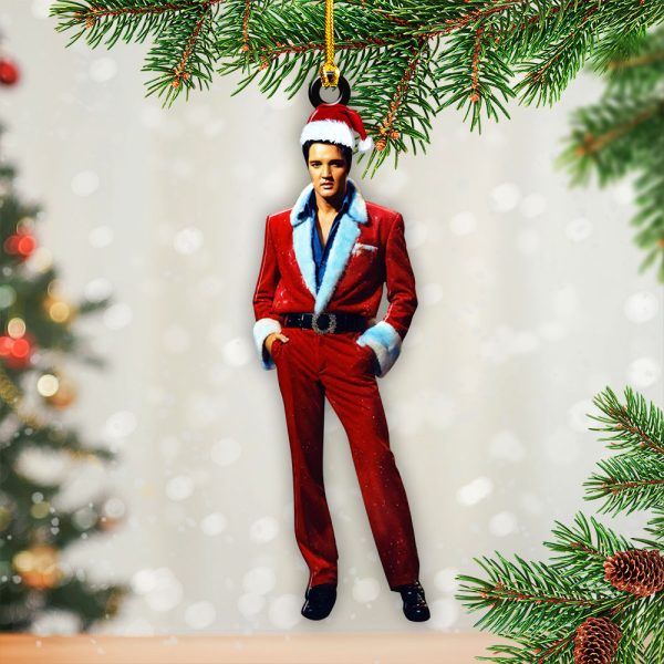 Elvis Presley Custom Shape 2-sided Acrylic Ornament – HOATT 6581