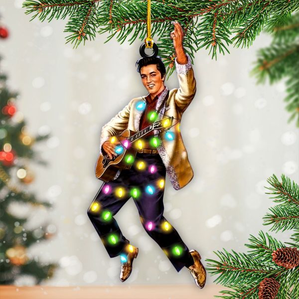 Elvis Presley Custom Shape 2-sided Acrylic Ornament – HOATT 6699