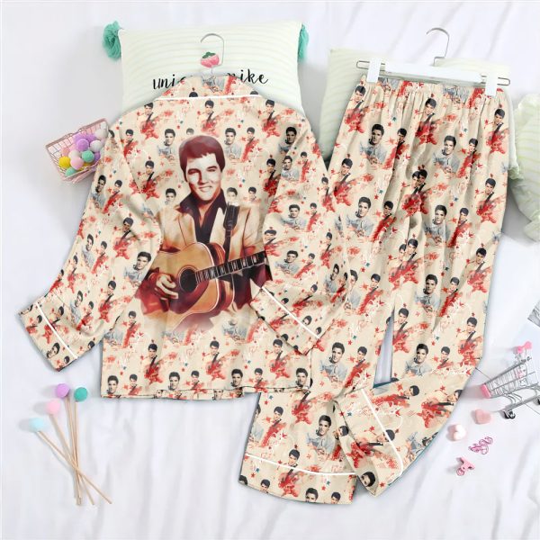 Elvis Presley Button Down Pajamas Set – MAITM 8521