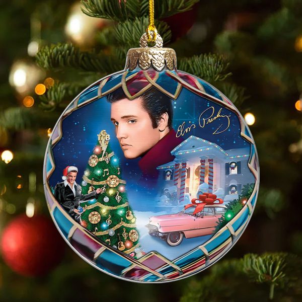 Elvis Presley Custom Shape 2-sided Acrylic Ornament – MAITM 8312