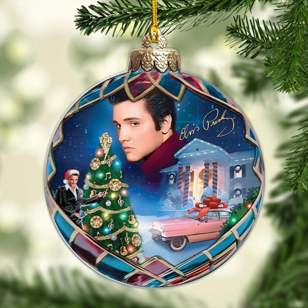 Elvis Presley Custom Shape 2-sided Acrylic Ornament – MAITM 8312