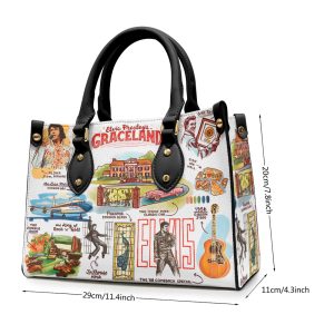 Elvis Presley Leather HandBag - MAITM 8277