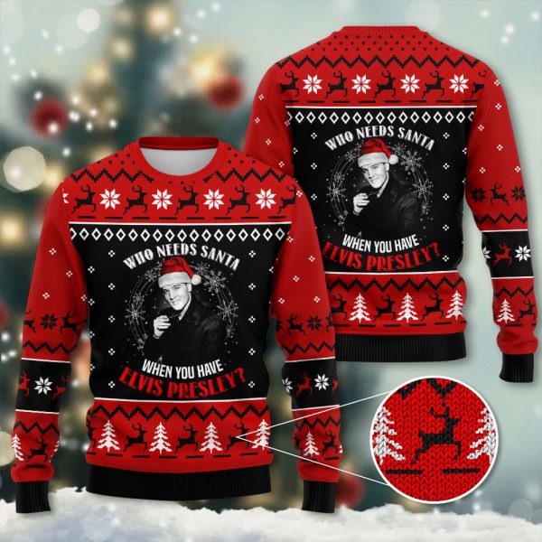 Elvis Presley 3D Ugly Sweater - HOATT 6721