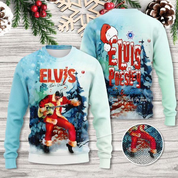 Elvis Presley 3D Ugly Sweater - TANTN 8714