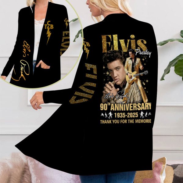 Elvis Presley Women's Patch Pocket Cardigan - MAITM 8584