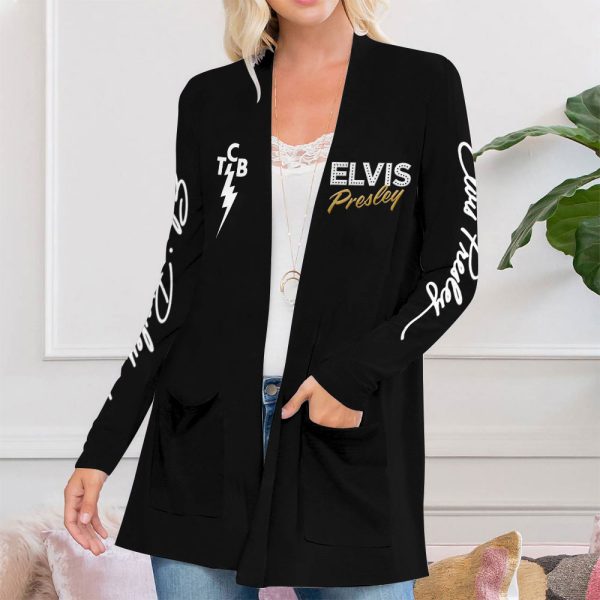 Elvis Presley Women's Patch Pocket Cardigan - MAITM 8612