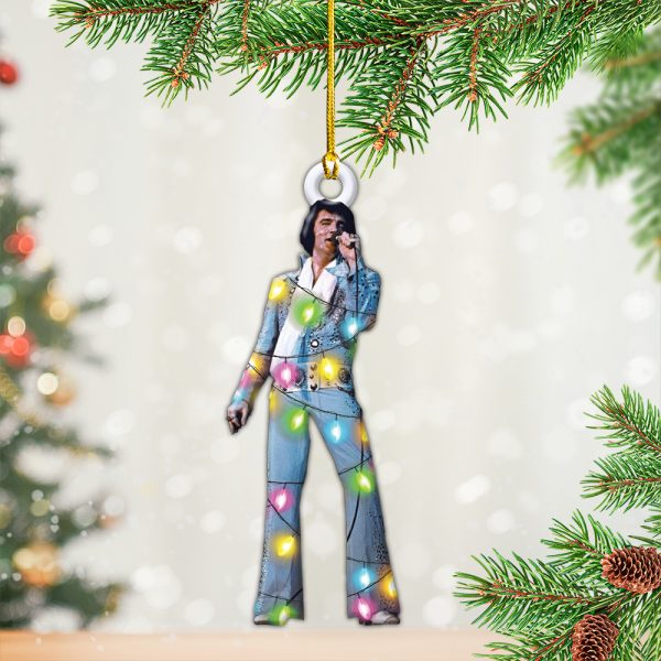 Elvis Presley Custom Shape 2-sided Acrylic Ornament – HOATT 6529