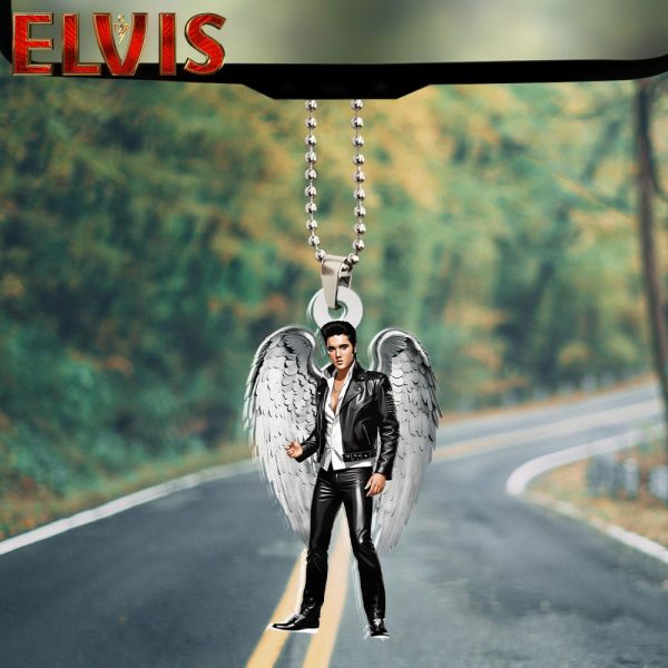 Elvis Presley Custom Shape 2-sided Acrylic Car Ornament - HOATT 6622