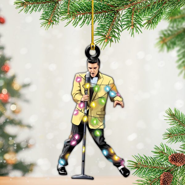 Elvis Presley Custom Shape 2-sided Acrylic Ornament - HOATT 6767