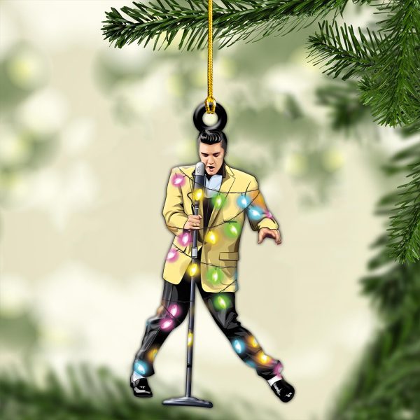 Elvis Presley Custom Shape 2-sided Acrylic Ornament - HOATT 6767