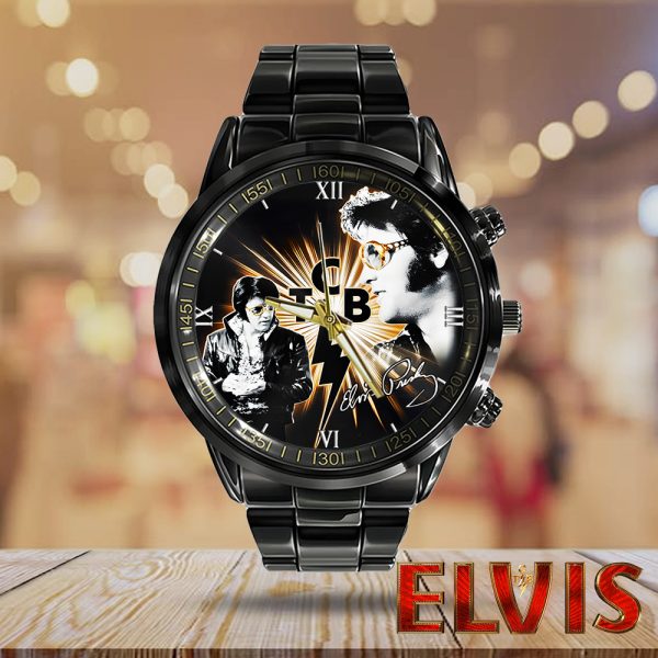 Elvis Presley Black Stainless Steel Watch - HOATT 6515.1