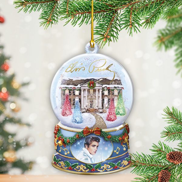 Elvis Presley Custom Shape 2-sided Acrylic Ornament – TANTN 8976