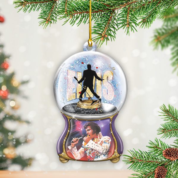 Elvis Presley Custom Shape 2-sided Acrylic Ornament – TANTN 8977