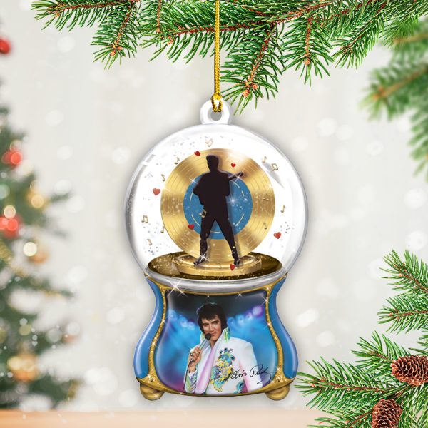 Elvis Presley Custom Shape 2-sided Acrylic Ornament – TANTN 8978