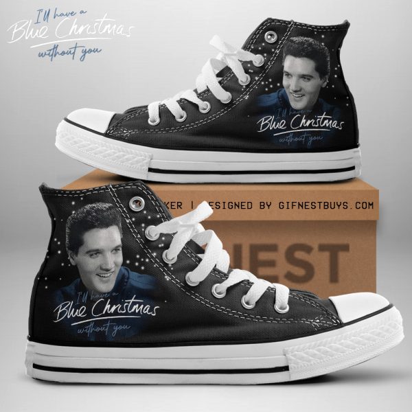 Elvis Presley High Top Canvas Shoes - TANTN 8991